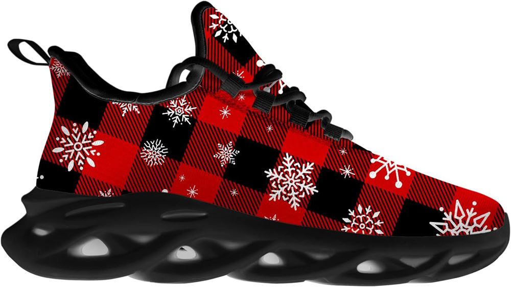 Christmas Running Shoes, Christmas Snowflakes Max Soul Shoes For Men Women, Christmas Shoes, Winter Fashion Shoes