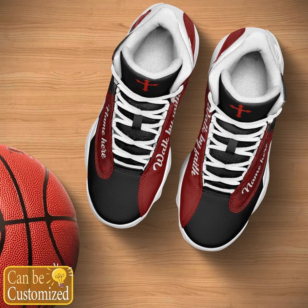 Jesus Walk By Faith Customized Jd13 Shoes For Man And Women, Christian Basketball Shoes, Gifts For Christian, God Shoes