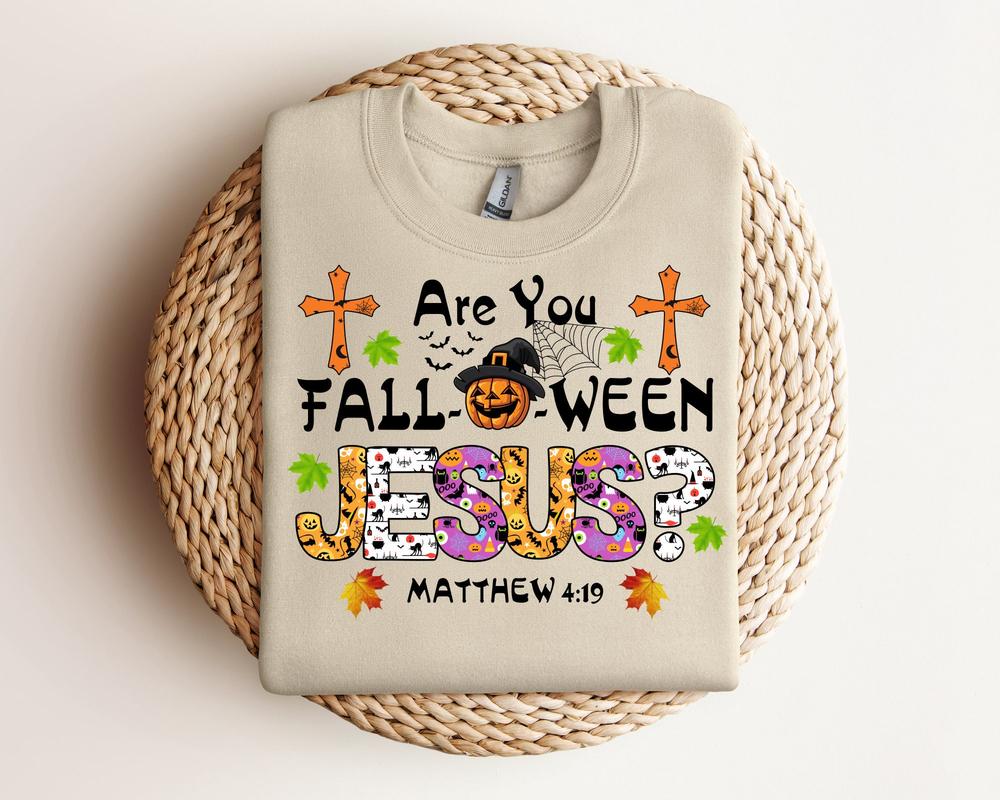 Are You Fall-O-Ween Jesus Halloween Christian Scary Pumpkins T-Shirt, Halloween Shirt, Halloween Christian Faith T-Shirt, Halloween Shirt