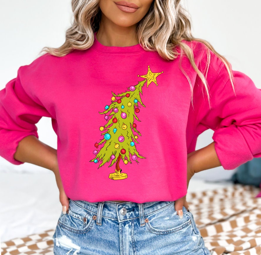 Christmas Tree - Trendy Christmas Tree, Sweatshirt, Christmas, Holidays, Gifts, Christmas Sweatshirt, Holiday Sweatshirt