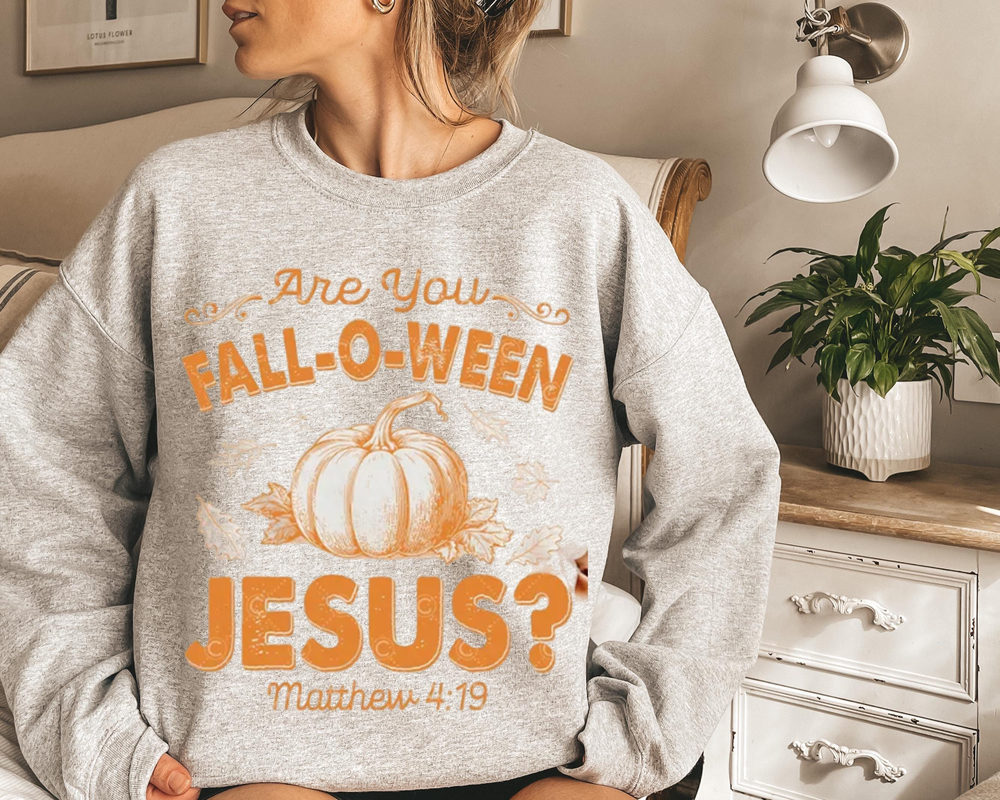 Christian Halloween Shirt, Are You Fall-O-Ween Jesus Shirt, Fall Religious Shirt, Funny Pumpkin Christian Halloween, Jesus Halloween Shirt