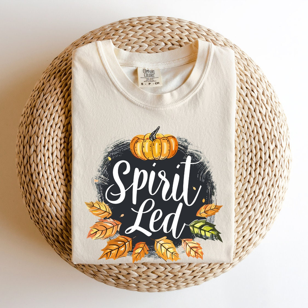 Comfort Colors Christian Halloween Costume, Spirit Led Shirt, Christian Tees, Pumpkin Season Tshirt, Unisex Christian Fall Shirt