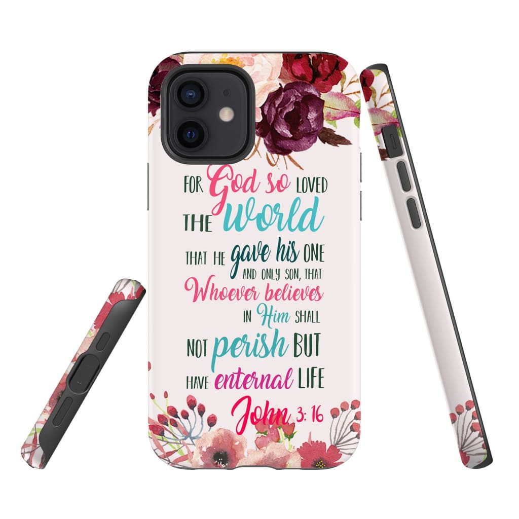 For God So Loved The World That John 316 Bible Verse Phone Case - Bible Verse Phone Cases Samsung