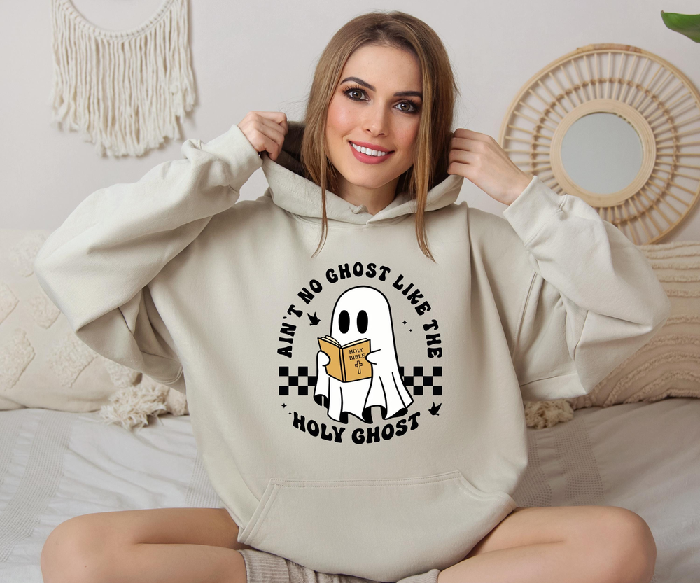 Funny Christian Halloween Sweatshirt, Religious Halloween Shirt, Cute Ghost Sweatshirt, Funny Christian Gifts, Christian Apparel, Catholic