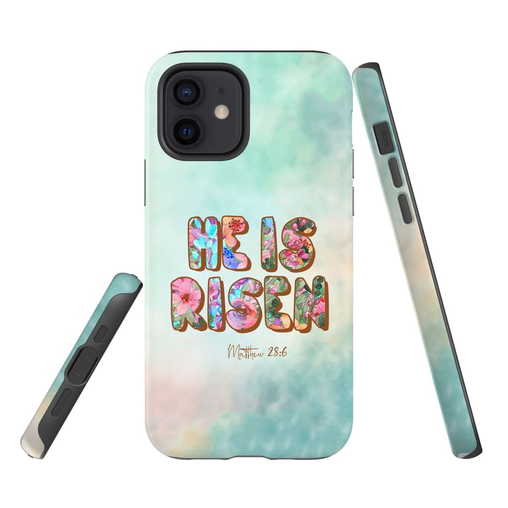 He Is Risen Matthew 286 Phone Case - Bible Verse Phone Cases Samsung