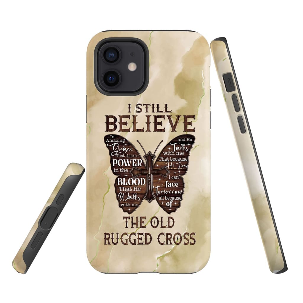 I Still Believe In Amazing Grace Butterfly Christian Phone Case - Inspirational Bible Scripture iPhone Cases