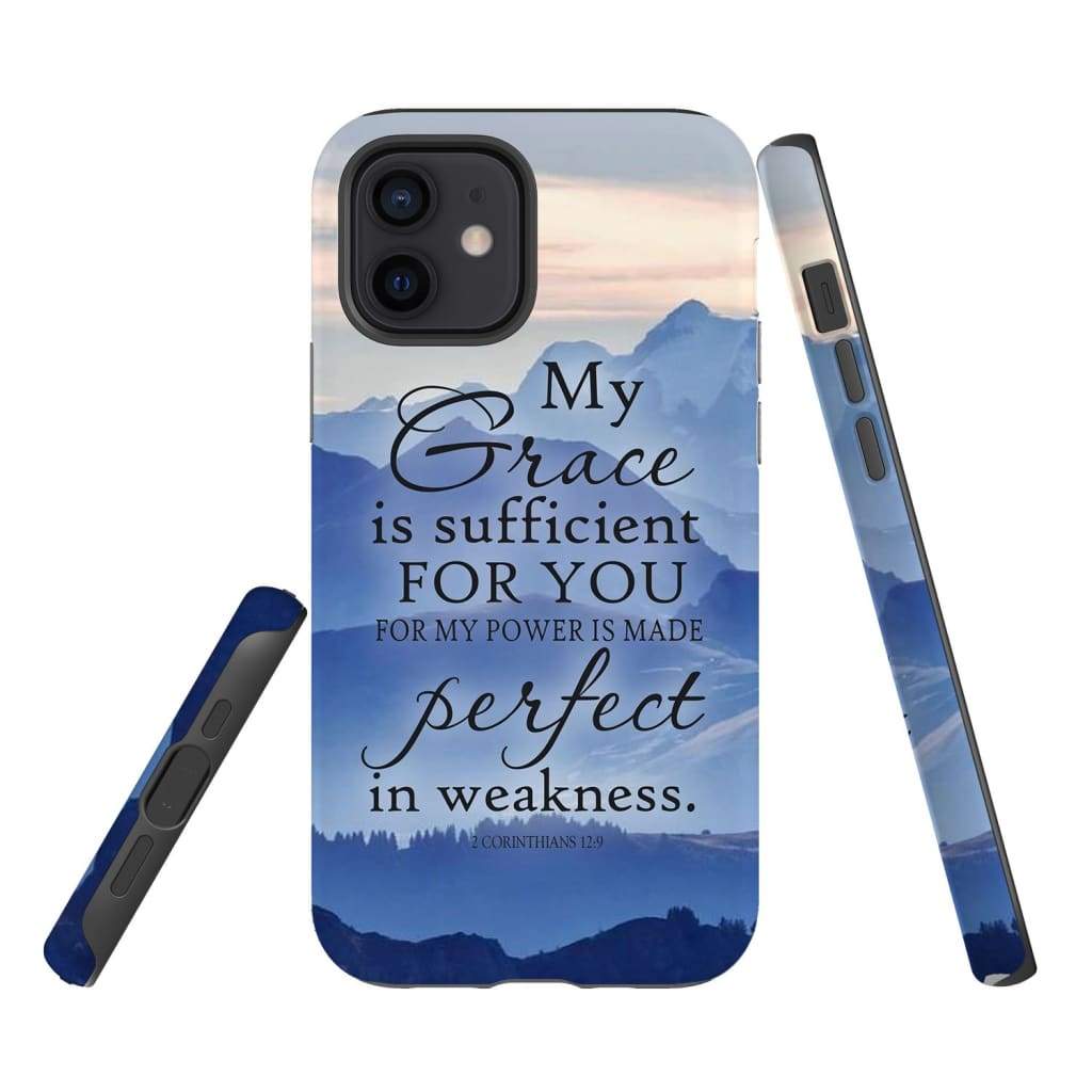 My Grace Is Sufficient For You 2 Corinthians 129 Phone Case - Scripture Phone Cases - Iphone Cases Christian