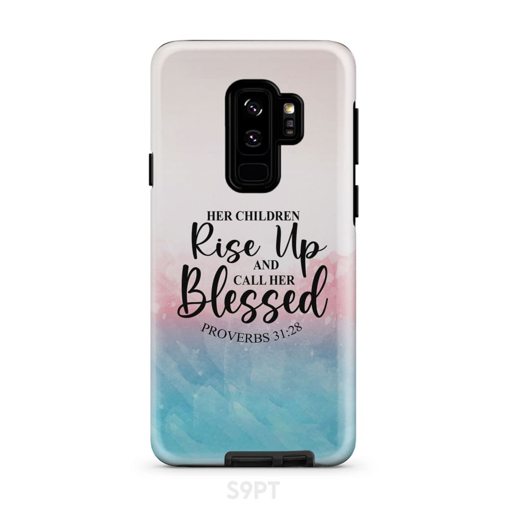 Proverbs 3128 Rise Up And Call Her Blessed Phone Case - Inspirational Bible Scripture iPhone Cases