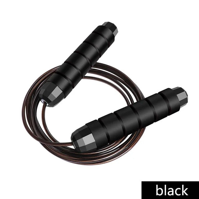 Jump Rope, Tangle-Free Rapid Speed Jumping Rope Cable with Ball Bearings for Women, Men, and Kids