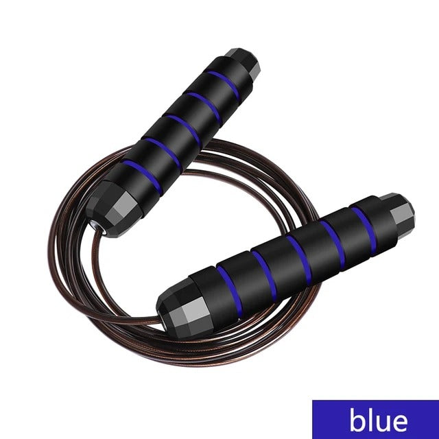 Jump Rope, Tangle-Free Rapid Speed Jumping Rope Cable with Ball Bearings for Women, Men, and Kids