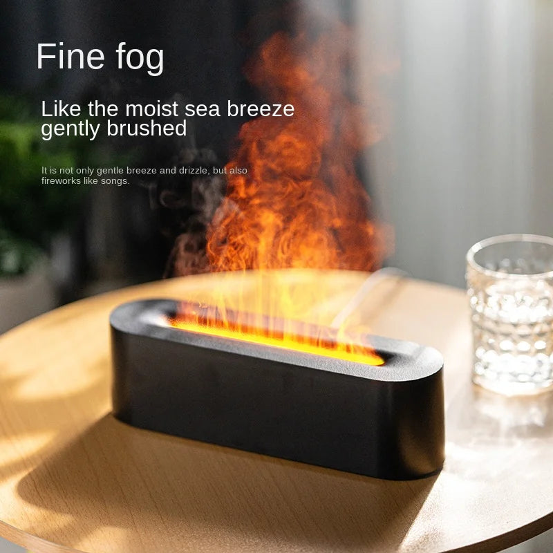 Flame Aroma Diffuser Air Humidifier Ultrasonic Cool Mist