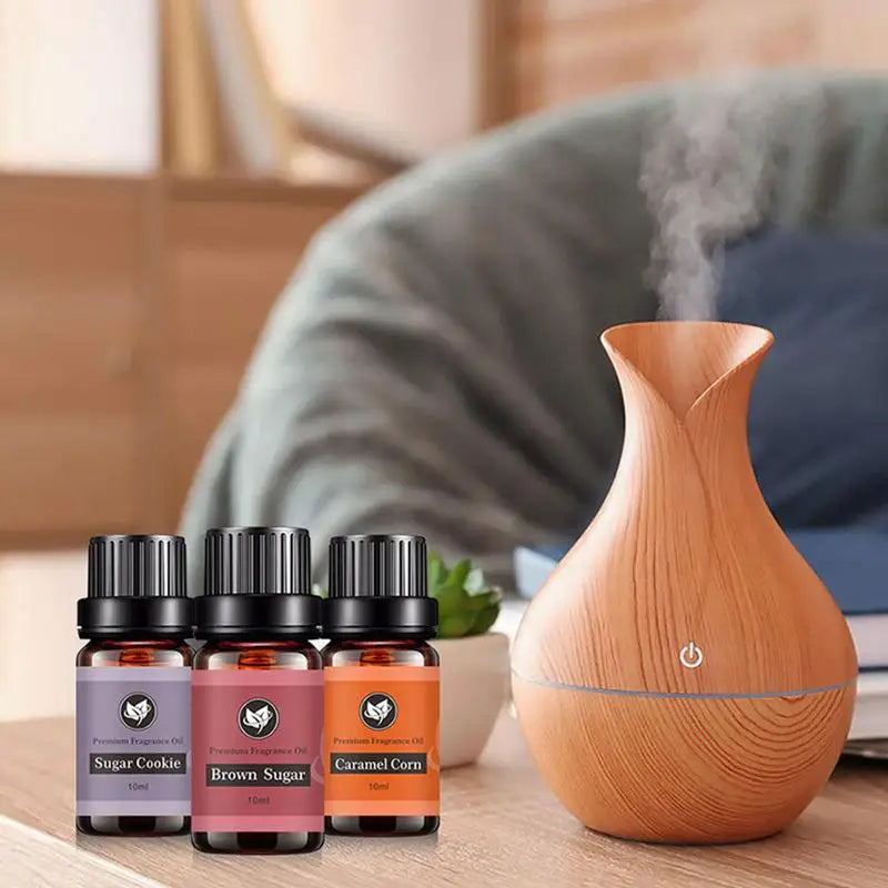 6pcs Halloween Aromatic Diffuser Essential Oil Pumpkin Pie Brown Sugar Candy Corn Cotton Candy Fragrance Oil For Humidifiers