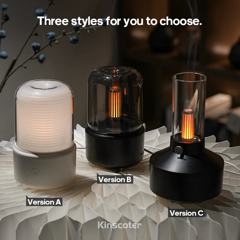 Air Humidifier Essential Oil Night Light Cold Mist Sprayer for Home Gift