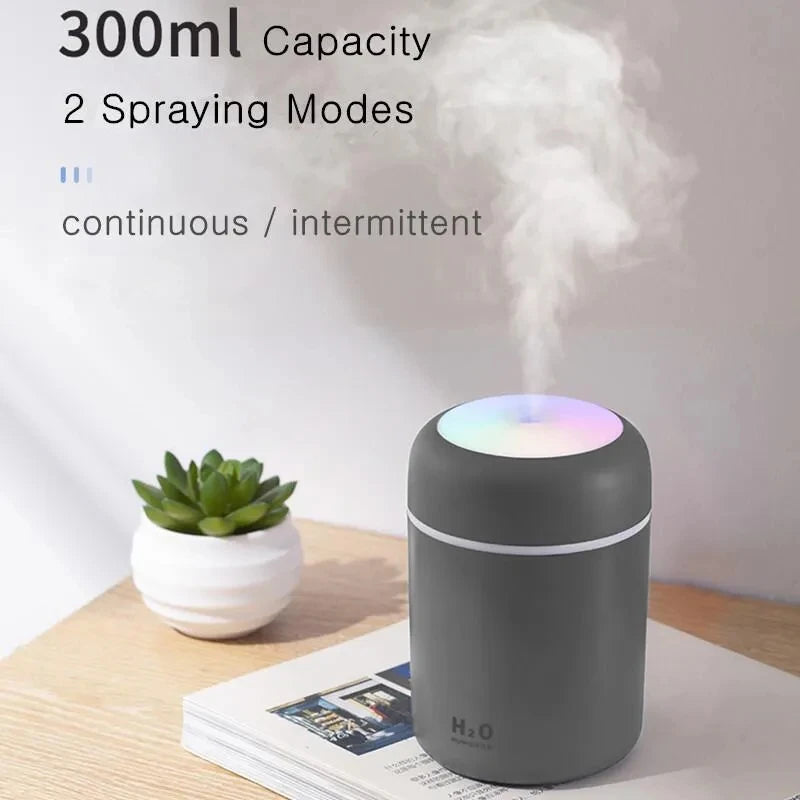 Mini Portable Air Humidifier, Aroma Diffuser With Cool Mist