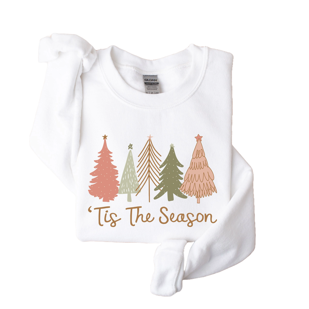 Tis the Season Sweatshirt, Christmas Sweatshirt, Christmas, Christmas Tree Sweatshirt, Funny Christmas Sweatshirt