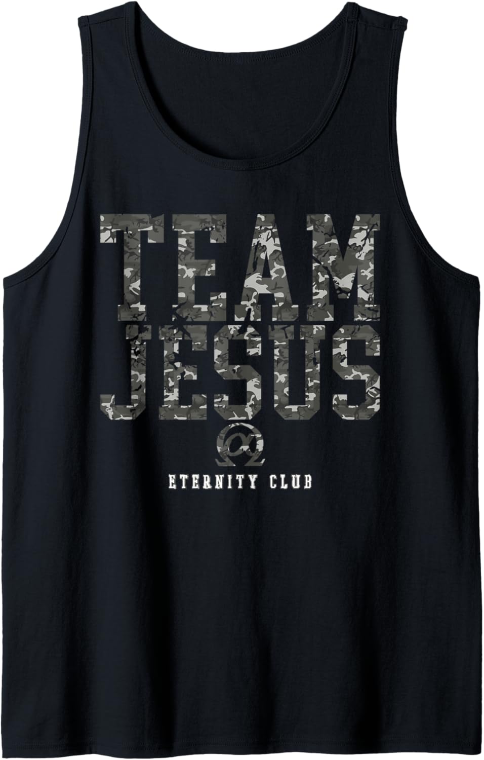 Team Jesus Christ EternityClub CAMO Christian Christmas Gift Tank Top