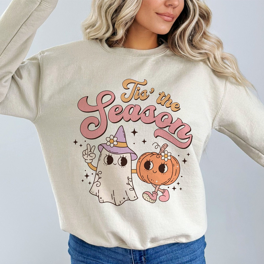 Tis the Season png, Cute pumpkin png, Retro Halloween Png, Halloween Sublimation, Kid Shirt Design, Spooky Halloween Png, Fall Sublimation 1536005421