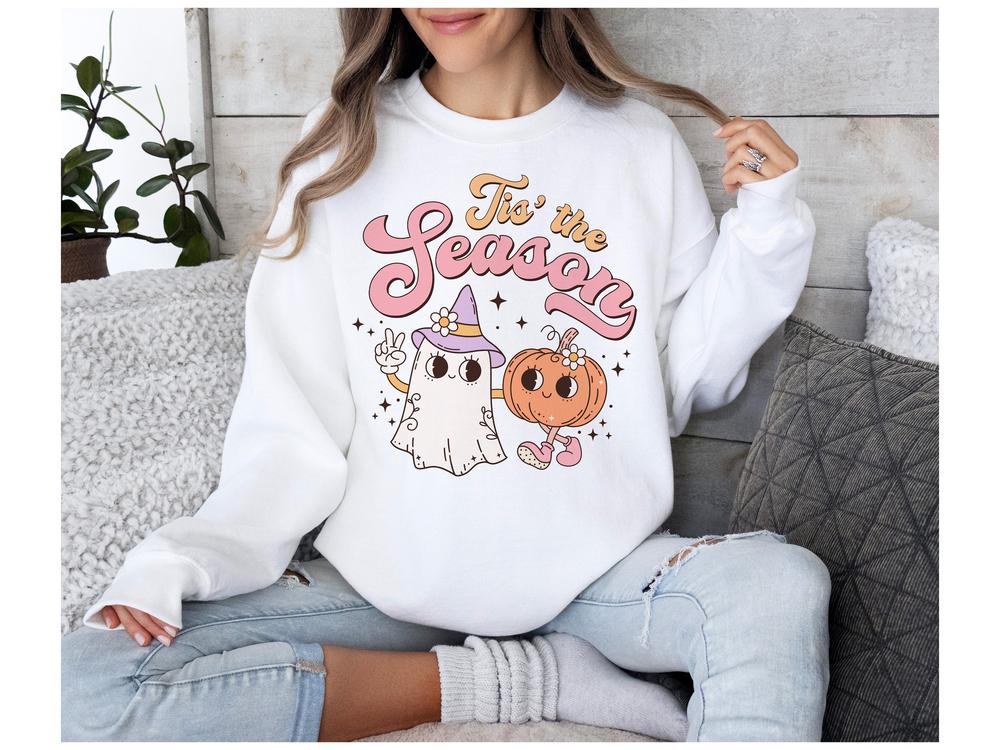 Tis the Season png, Cute pumpkin png, Retro Halloween Png, Halloween Sublimation, Kid Shirt Design, Spooky Halloween Png, Fall Sublimation 1536005421