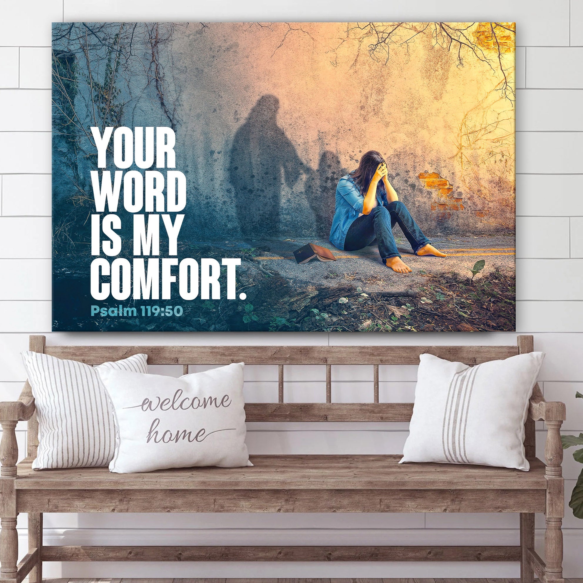 Your Word Is My Comfort Psalm 119 50 Christian Canvas Art - Wall Decoration