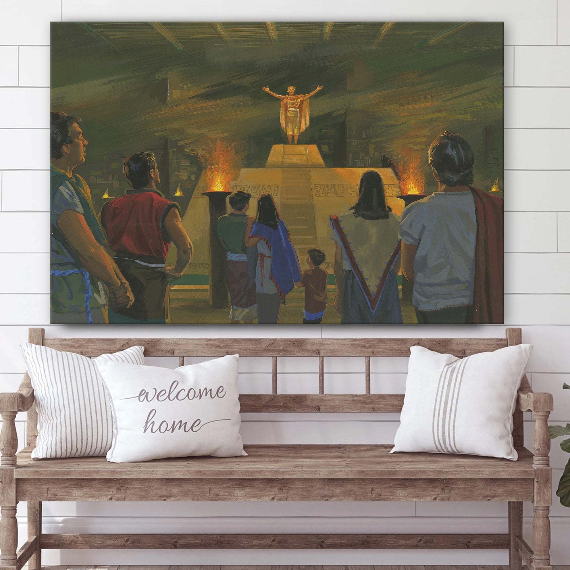 Zoramites And The Rameumptom Canvas Pictures - Christian Paintings For Home - Religious Canvas Wall Decor