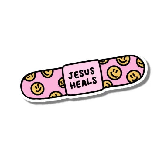 Jesus Heal Christian Sticker