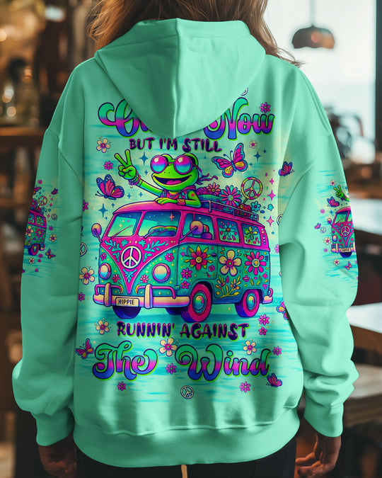 Running Against the Wind Bus Frog All Over Print