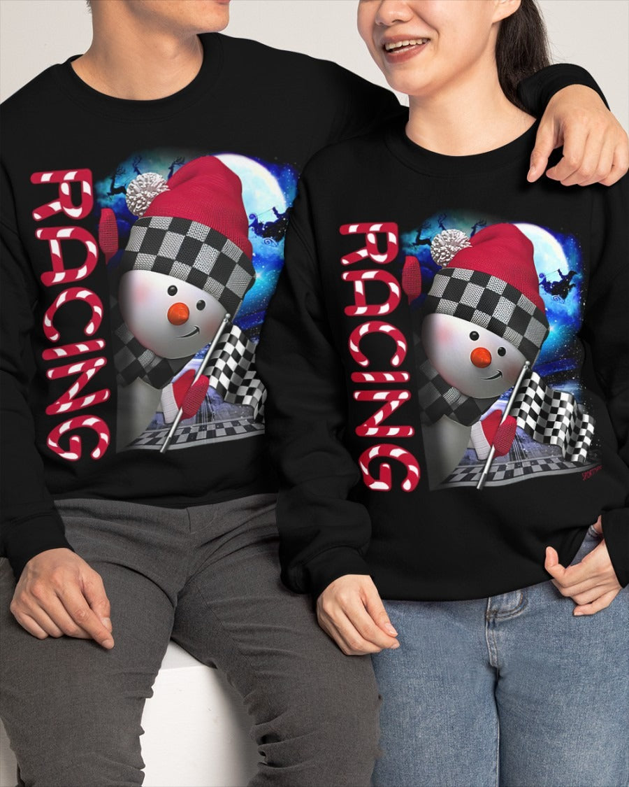 Racing Christmas Crewneck Sweatshirt