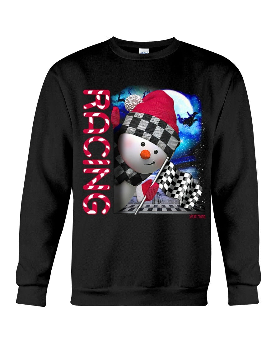 Racing Christmas Crewneck Sweatshirt